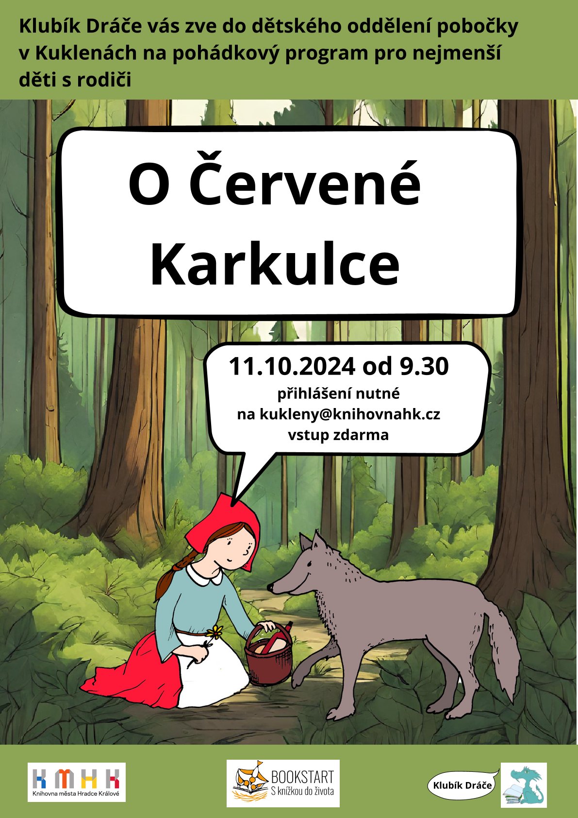 Klubík Dráče – O Červené Karkulce