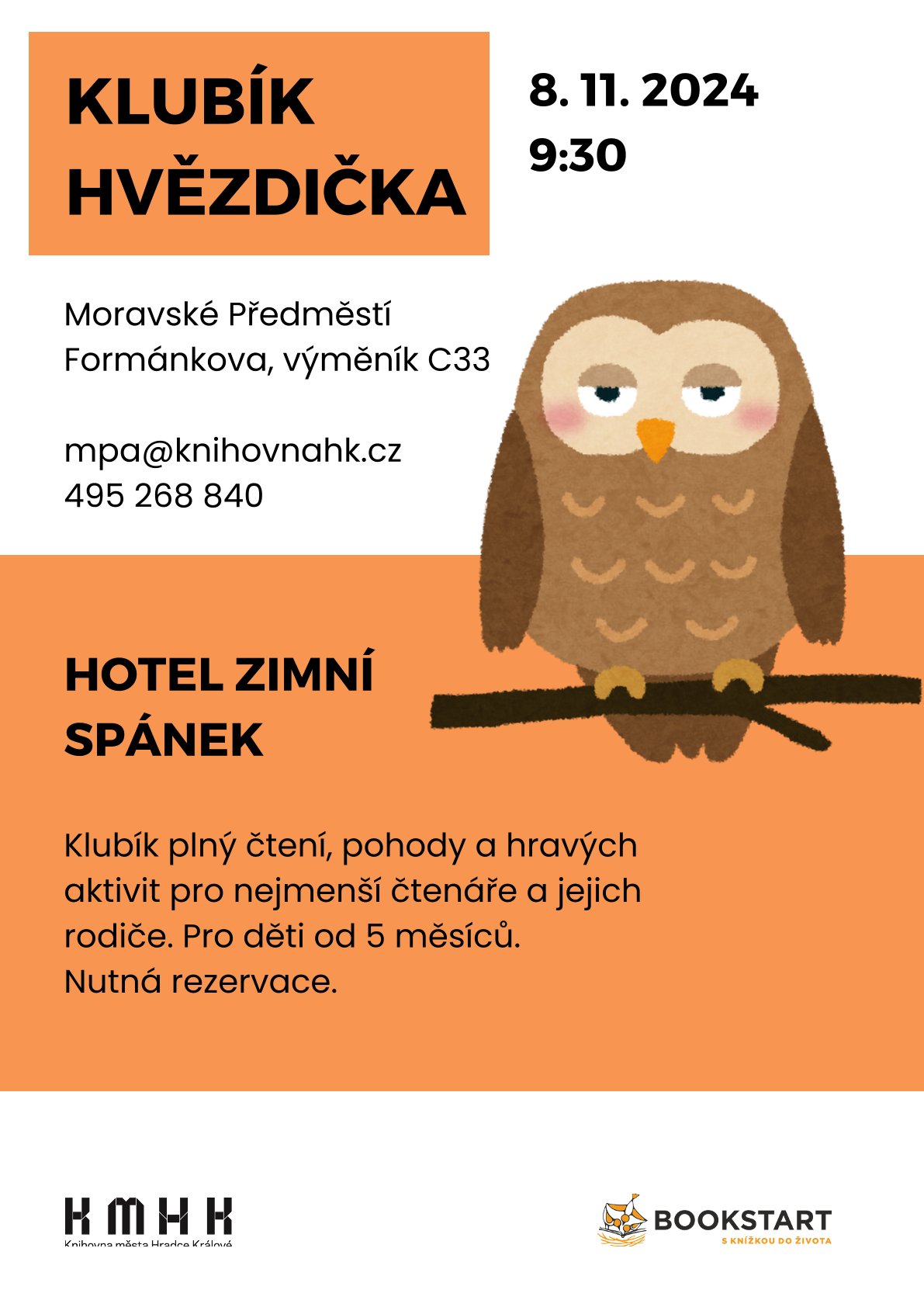 Klubík Hvězdička – Hotel zimní spánek